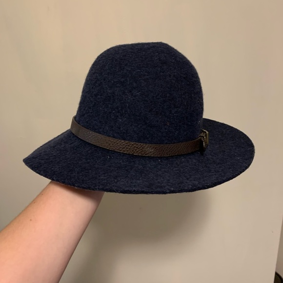 Gap Floppy Navy Felt Hat - Picture 2 of 3